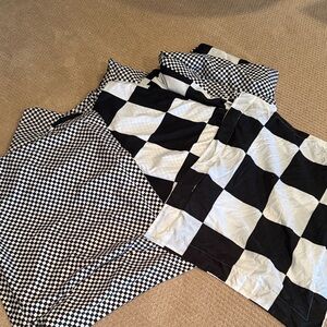 QN Black & White Checkerboard Bedding